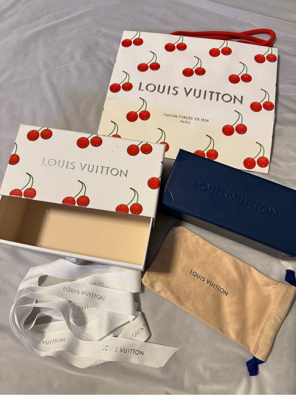 Louis Vuitton Leather Glasses Case